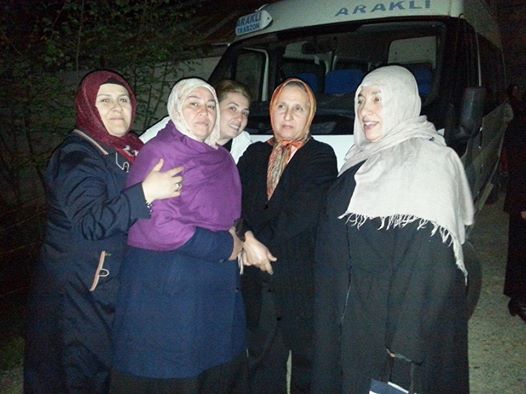 Araklı da Kadınlar dan AKparti ye Büyük Destek