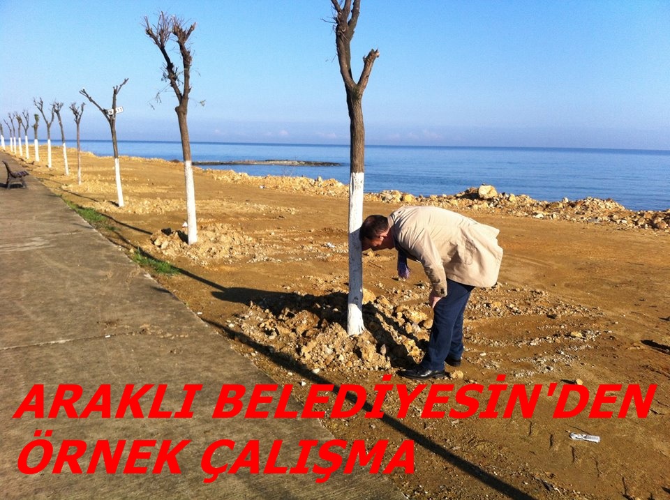 Araklı Belediyesin’den Örnek Çalışma
