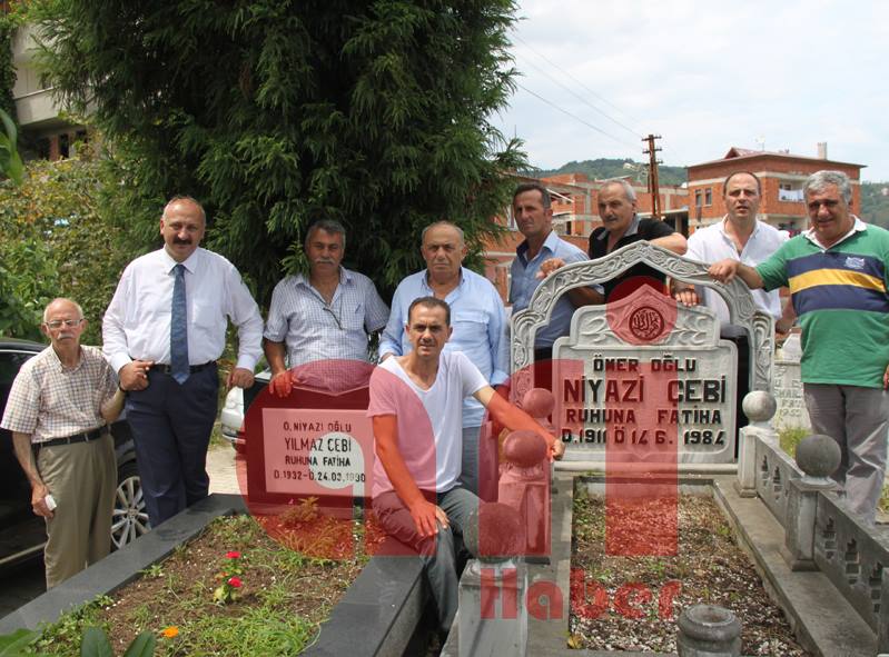 Saffet Çebi Araklı’da Büyükerini Unutmadı