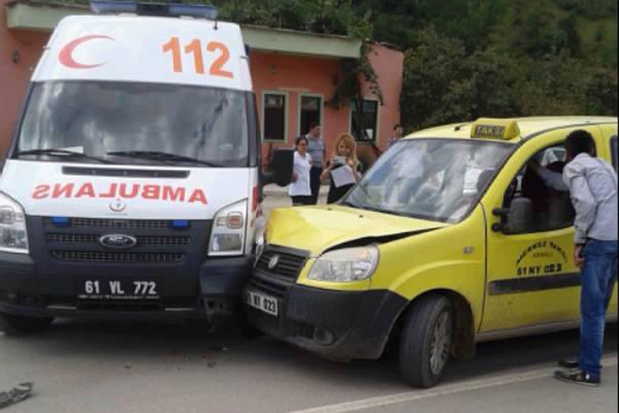 Araklı’da Kaza Üstüne Kaza