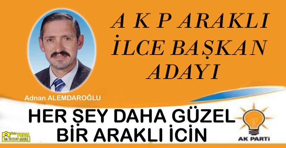 Adnan Alemdaroğlu Adaylığını Açıkladı