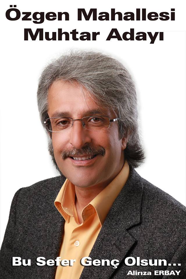Alirıza Erbay Özgen Mah Muhtar Adayı