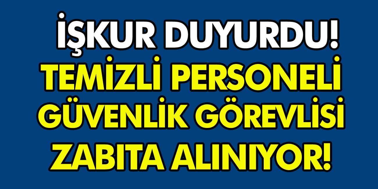 İŞKUR Duyurdu Hastanede Çalışacak Personel Arıyor 
