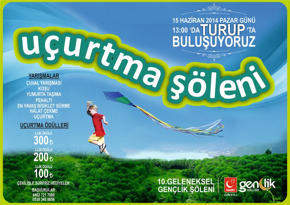 Saadet Gençliği Uçurtmaya Çağırıyor