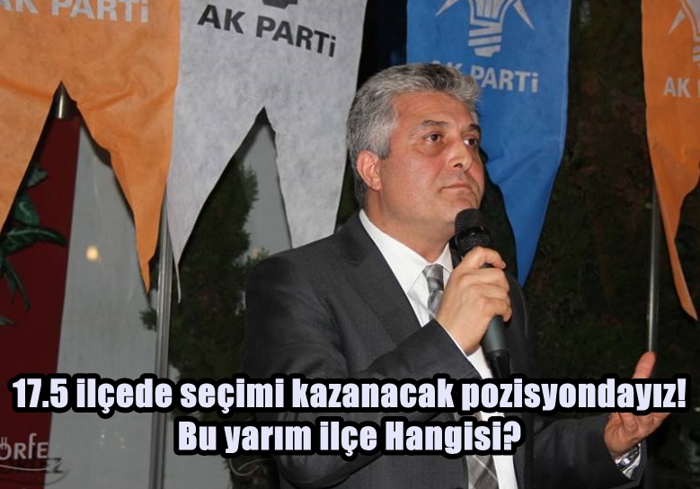 17.5 ilçede seçimi kazanacak pozisyondayız!