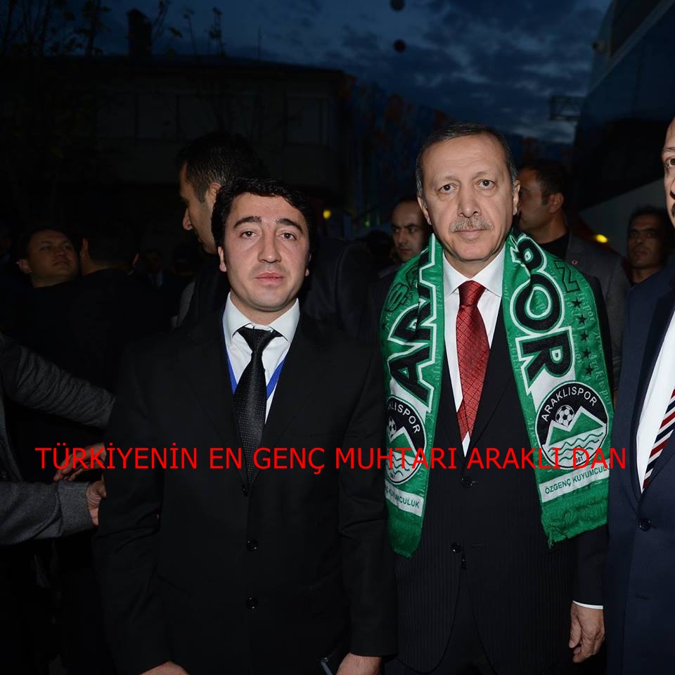 Türkiye nin en Genç Muhtarı Araklı dan
