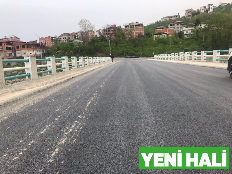 Araklı Sanayi Köprüsü Tamamladı