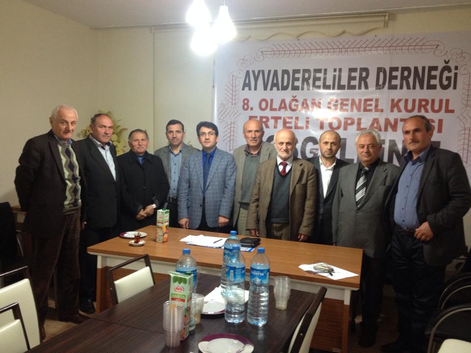 Aho Ayvadereli ler Yeni Başkanlarını Seçtiler