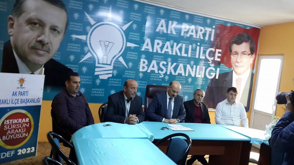 Araklı Akparti İlçe Başkanlığı İçin İlk Seçim Yapıldı