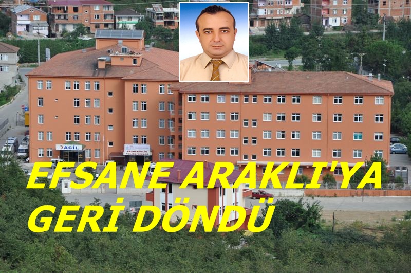 Efsane Araklı&#8217;ya Geri Döndü