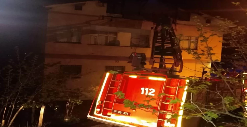 Araklı'da Çıkan Yangın Korkuttu