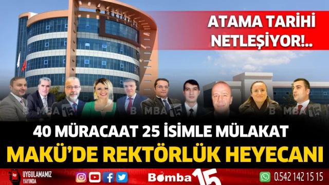 O Üniversitede Araklılı Rektör Adayı