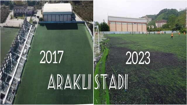 Araklı İlçe Stadıyla İlgili Şok Gelişme Yaşanıyor