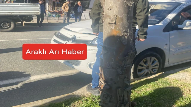 Araklı'da Trafik Kazası 1 Yaralı