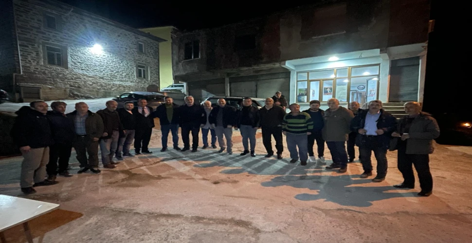 Araklı Bağımsız Belediye Başkan Adayı Durmuş Yeşilköy Mahallesini Ziyaret Etti