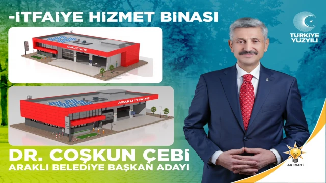 Araklı Bölgenin En Güzel İtfaiye Hizmet Binasına Kavuşuyor