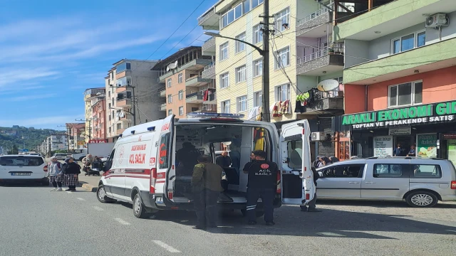 Araklı Yolgören Mahallesinde yarım saatte 2 Kaza! Hemde Öğrenci