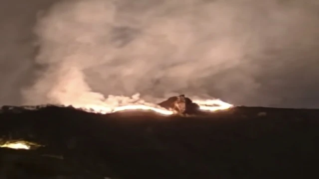 Araklı'da Çıkan Yangın Korkuttu