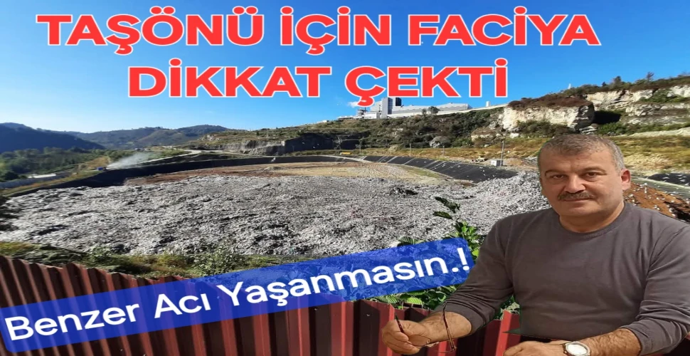 Araklı Taşönü Mahallesini Bekleyen Başka Bir Büyük Tehlike.!
