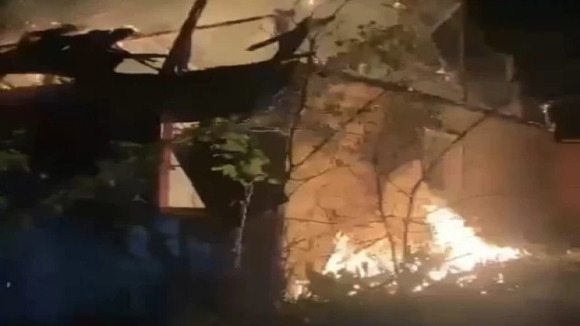 Araklı'da Yangın Şoku