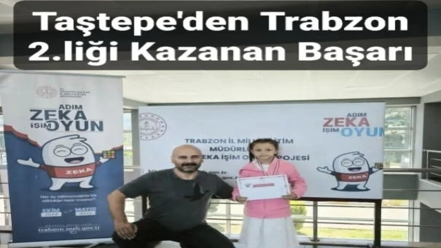 Araklı Taştepe Köyü Okulu’ndan Trabzon 2.liği Getiren Başarı