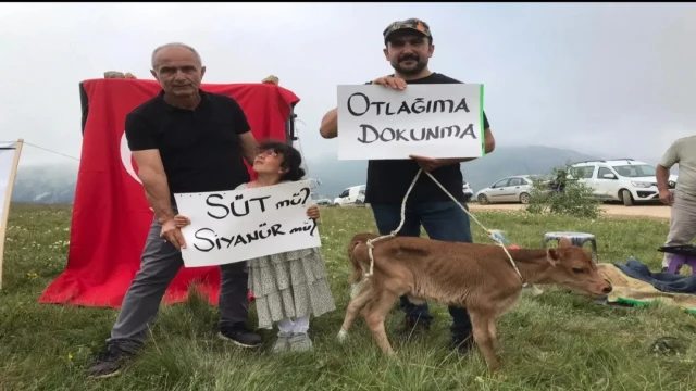 Araklı'da Madene Karşı Piknik Eylemi