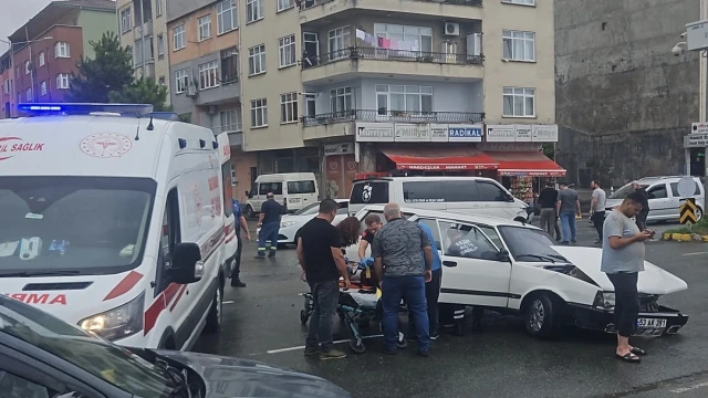 Araklı'da Trafik Kazası