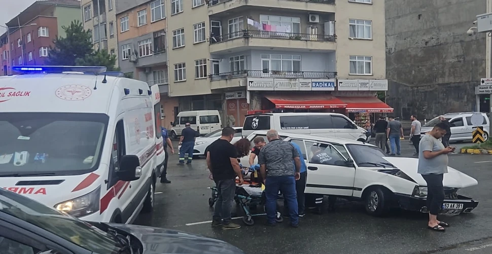 Araklı'da Trafik Kazası