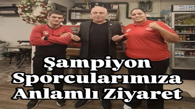 Araklı'nın Gururu Şampiyon Sporcularımıza Sürpriz Ziyaret