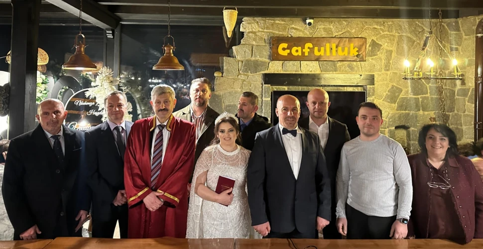 Araklı'da Muhtarın Mutlu Günü