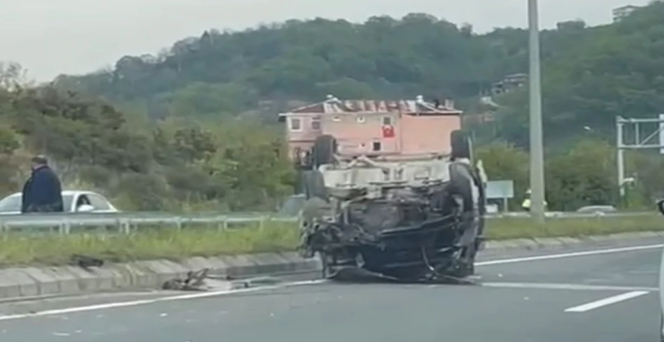 Araklı Girişinde Trafik Kazası