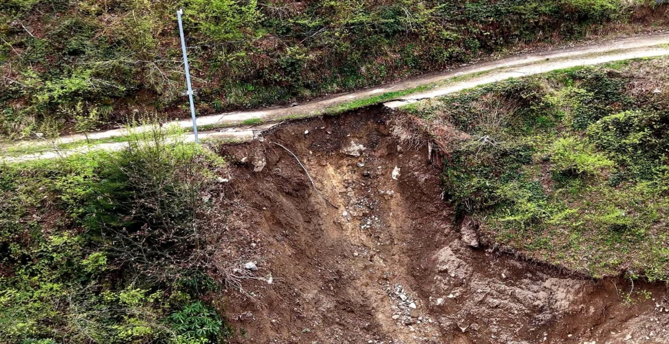 Araklı'da 2 Mahallede Heyelan Riski Tehlike Büyük