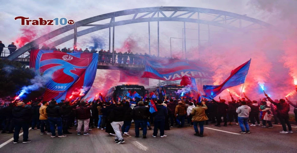 Trabzonspor Samsun'a Böyle Uğurlandı