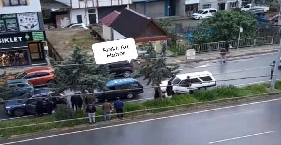 Araklı'da Zincirleme Trafik Kazası