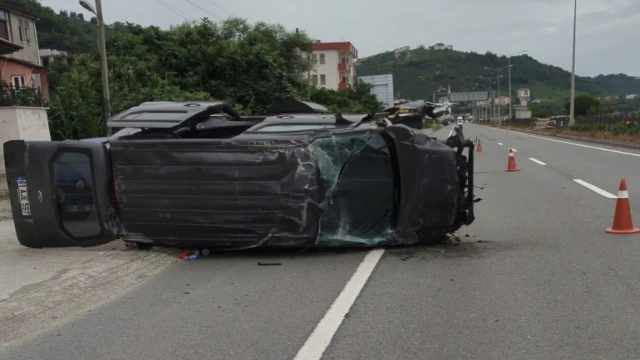 Araklı'da Trafik Kazası Meydana Geldi