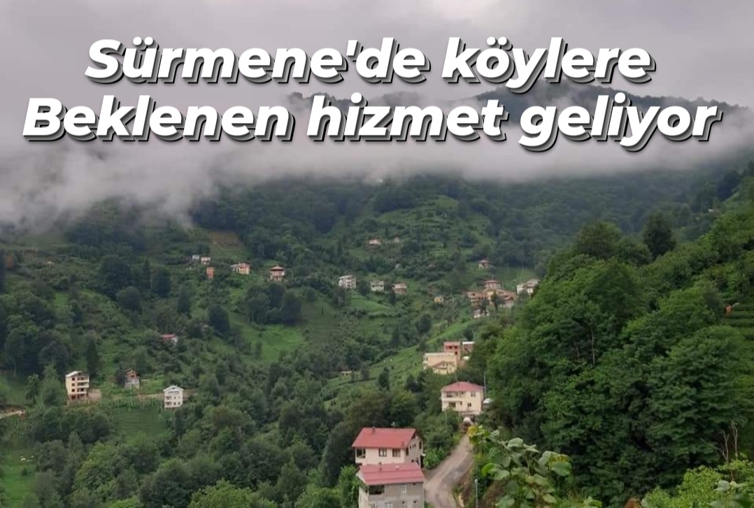 Araklı'dan Sürmene'nin köylerine özel hizmet