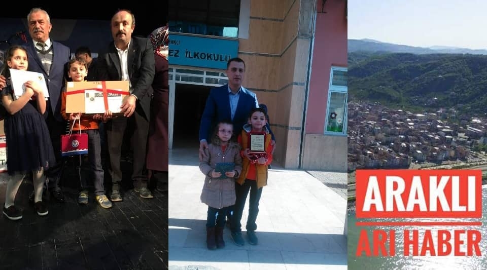 Araklı'nın Gururu Oldu Kitap Okuma'da Trabzon Birincisi Oldu