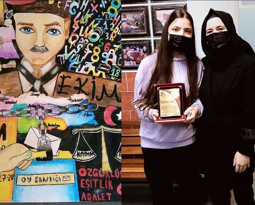Araklılı Öğrenci Yarışmada Birinci Oldu