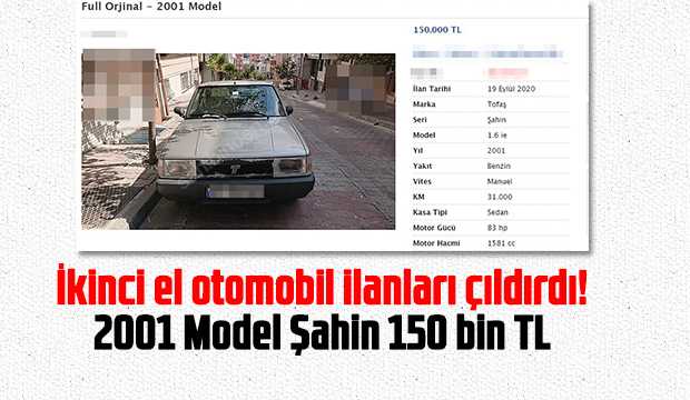 Şaka gibi olay 150 Bin liralık Şahin
