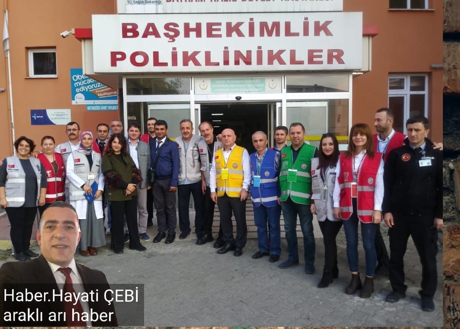 Araklı'da Gerçeği Aratmayan Tatbikat