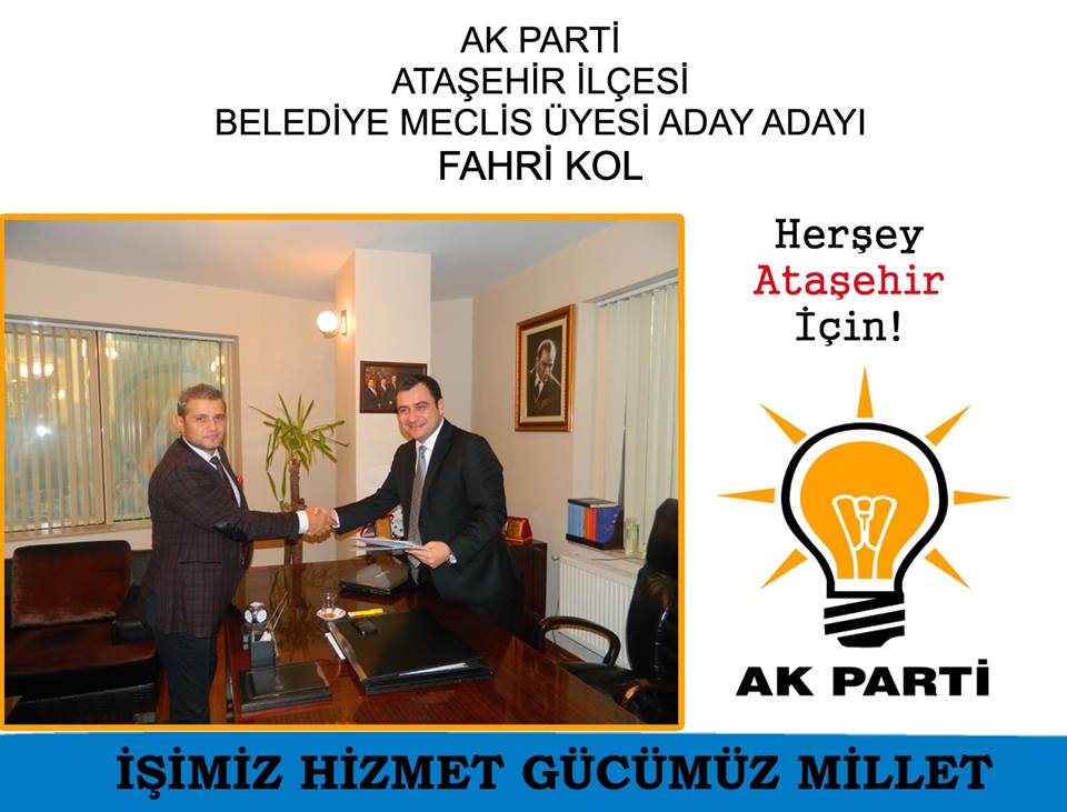 Fahrı Kol Ataşehir Belediye Meclis Üyesi Aday Adayı