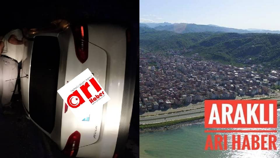 Son Dakika Araklı Karadere Yolunda Korkutan Kaza