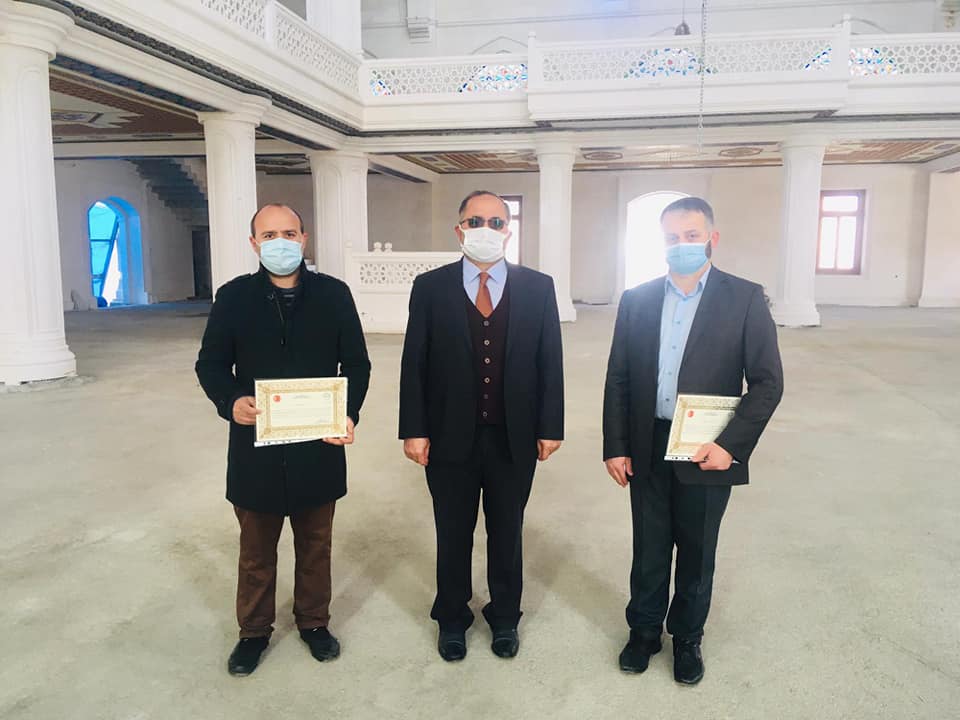 Araklı'da Teşekkür Belgesiyle Ödüllendirildiler