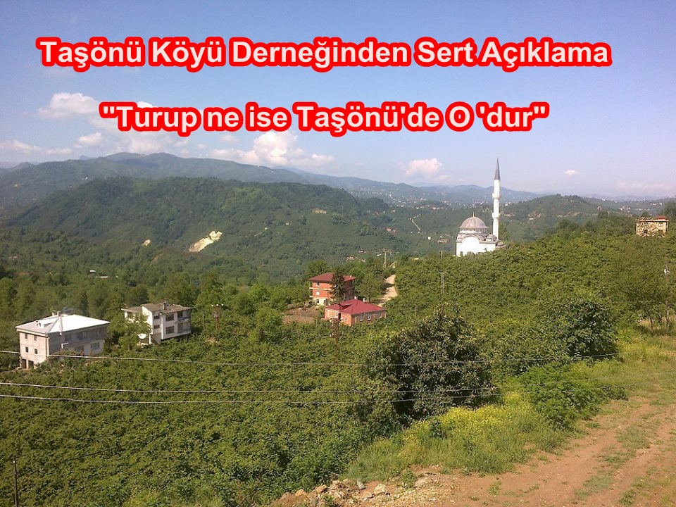 Turup Ne İse Taşönü’de O’dur!