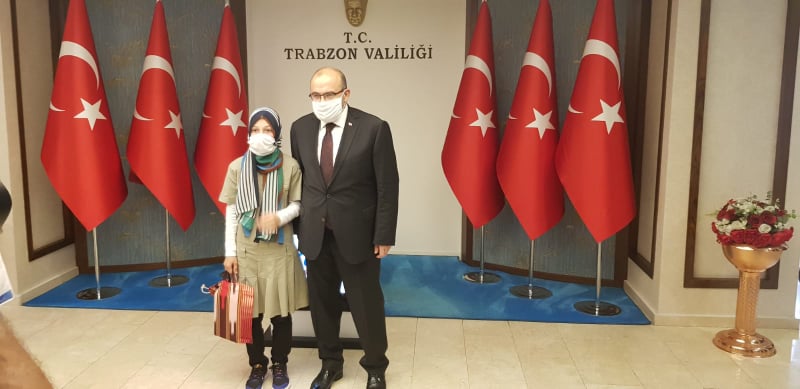  Araklılı Ebrar Trabzon'un Gururu Oldu