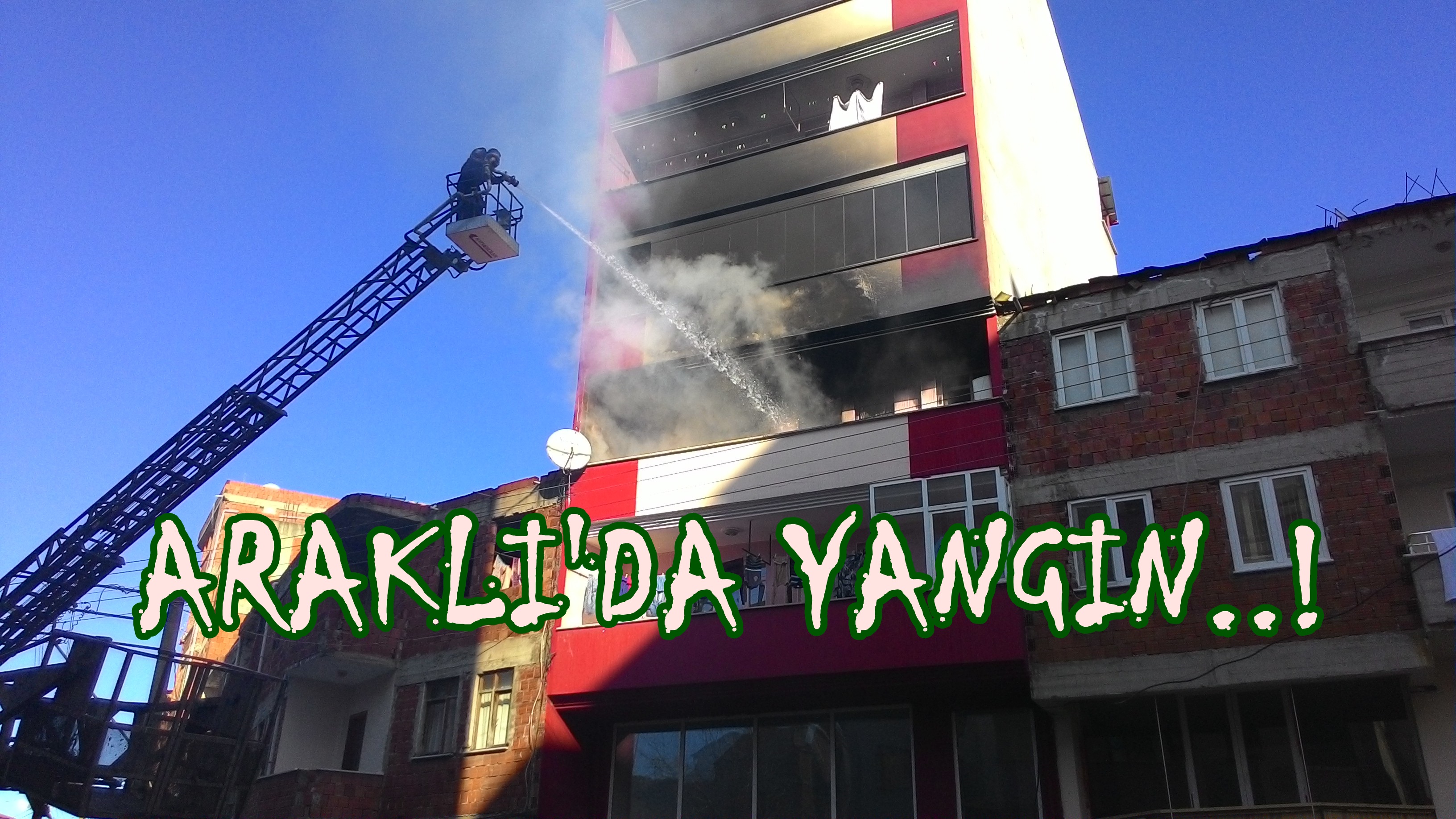 Araklı’da Yangın..!