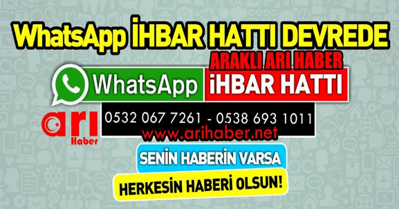 Araklı Arı Haber WhatsApp İhbar Hattı Devrede