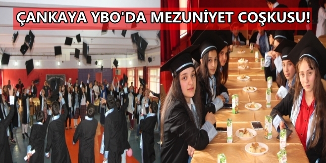 Araklı Çankaya Ybo\'da Mezuniyet Çoşkusu