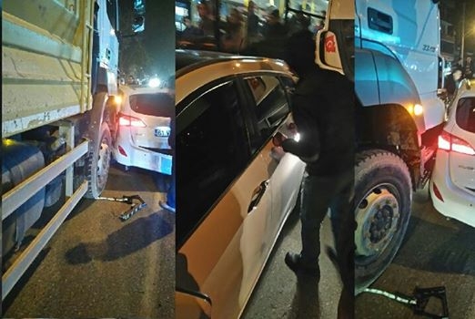 Araklı Merkez’de Trafik Kazası