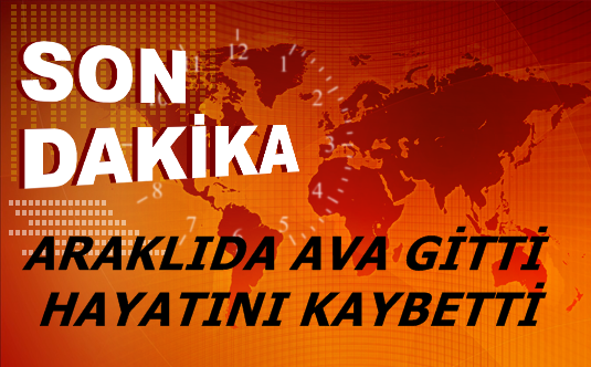 Araklı\'da Avda Hayatını Kaybetti